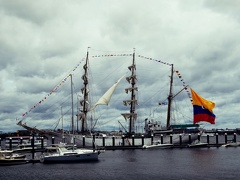 Colombian Tall Ship Gloria at Fan Pier