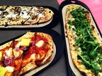 Pizzas from &pizza, Harvard Square