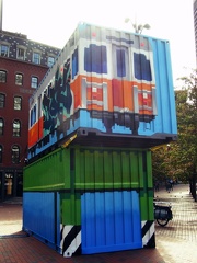 Shipping container art