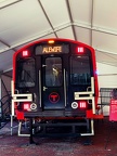 New Red Line car at City Hall Plaza