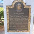 Casimir Pulaski plaque, Cambridge Common
