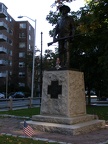Spanish-American War statue @ Concord Ave & Garden St