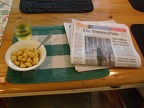 Breakfast & newspaper