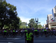 Straight Pride Parade protest at Boston Common