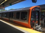 New Orange Line train at Oak Grove