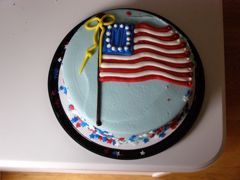 Flag cake