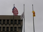 Flags at City Hall