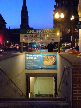 Arlington station entrance