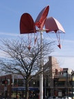 Porter Square kinetic sculpture "Gift of the Wind"