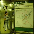 MBTA map at North Station