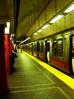 Red Line train at Park St
