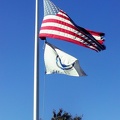 US & Massachusetts flags