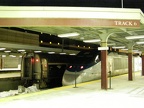 Amtrak trains at South Station