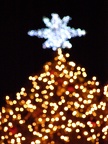 Blurry Christmas tree