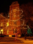 Christmas lights at Melrose City Hall