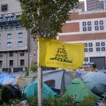 Gadsden flag at Occupy Boston