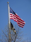 Flags at Beebe School
