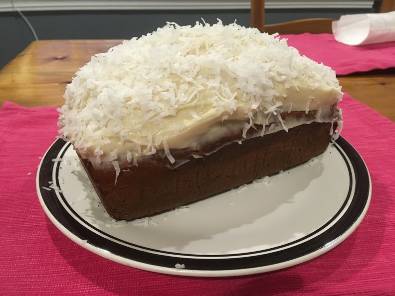 Vanilla coconut cake