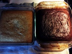 Cakes in progress