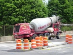 Cement mixer near Oak Grove