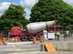Cement mixer near Oak Grove