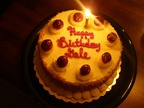 Gale's birthday cake