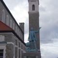 Christopher Columbus statue at St. Anthony's Church