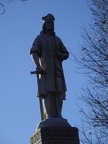 Christopher Columbus statue in Chelsea Square