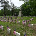 Civil War monument, Forest Dale Cemetery