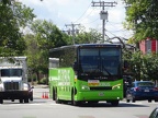 Flix bus approaching Malden Center