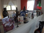 Christmas cards and statues