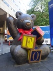 Bear statue at Tufts Medical Center