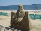 King Neptune sand sculpture