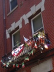 Patriotic balcony
