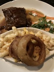 Short ribs with mac & cheese at Exchange Street Bistro