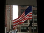 CityPlace - flag in window