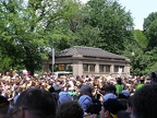 Crowd awaiting the parade