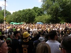 Crowd awaiting the parade