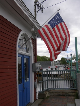 Flag at Dock Square Emporium