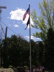 Flags at Ogunquit Veterans Memorial