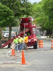 Road work near Oak Grove