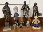 Mini statues, toy soldiers, and figurines