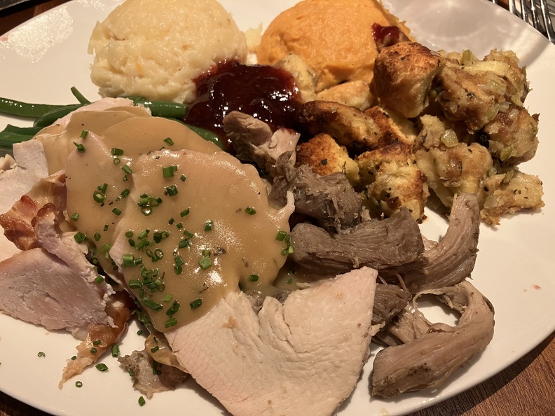 Thanksgiving dinner at Seasons 52
