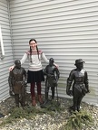 The statues and their owner