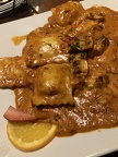 Butternut squash ravioli at Bobby C's