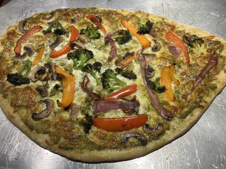 Homemade pizza