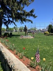 World War I soldier statue at Devir Park