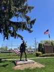World War I soldier statue at Devir Park
